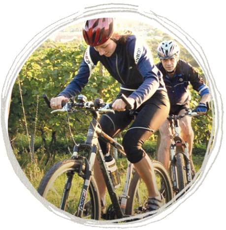 Rundes Vorschaubild von 2 Radfahrern