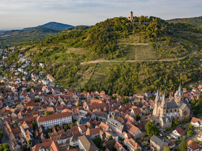 Blick auf Heppenheim
